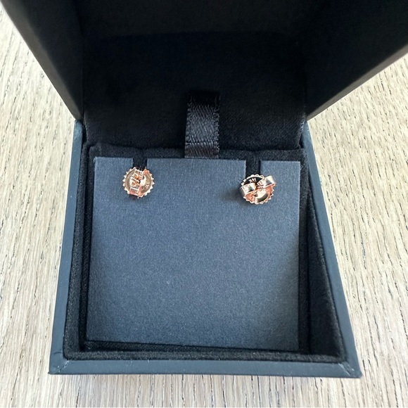 Suzanne Kalan Bloom 14k Rose Gold 3 Hexagon Drop Earrings - Light Pink - Picture 5 of 11